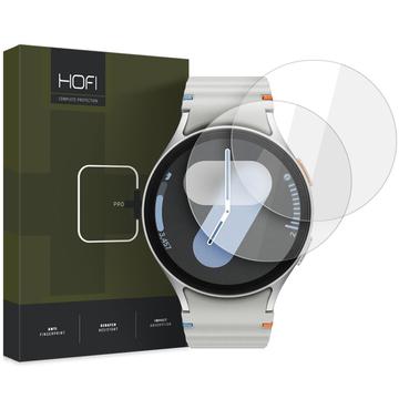 Proteggi Schermo in Vetro Temperato Hofi Premium Pro+ per Samsung Galaxy Watch 4/5/6/7/FE - 40mm - 2 Pezzi. - Chiaro