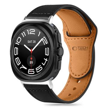 Cinturino in pelle Tech-Protect Fit per Samsung Galaxy Watch Ultra - 47mm - Nero