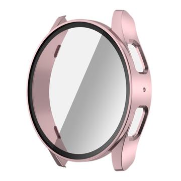 Custodia in Plastica con Pellicola Salvaschermo per Samsung Galaxy Watch7 - 44mm - Rosa Oro