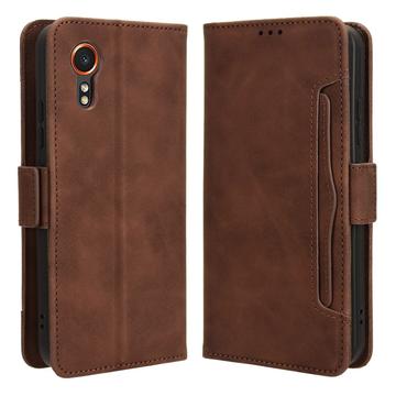 Custodia a Portafoglio Serie Cardholder per Samsung Galaxy Xcover7 - Marrone