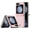  Custodia Flip Dux Ducis Bril per Samsung Galaxy Z Flip6 - Rosa