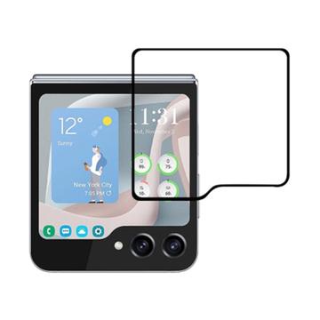 Pellicola salvaschermo in vetro temperato a Copertura Totale per Samsung Galaxy Z Flip6 - Bordo Nero