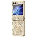 Custodia in plastica placcata Mechanical Legend per Samsung Galaxy Z Flip6 - Oro