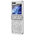 Custodia in plastica placcata Mechanical Legend per Samsung Galaxy Z Flip6 - Argento