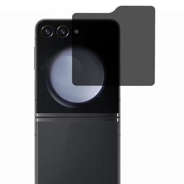 Proteggi Schermo in Vetro Temperato a Copertura Totale Privacy per Samsung Galaxy Z Flip6 - Bordo Nero