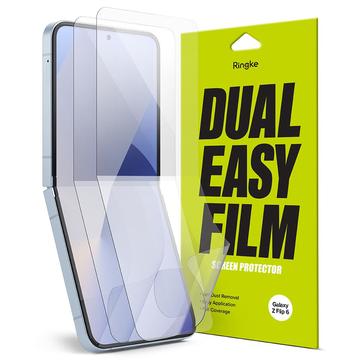 Pellicola Salvaschermo Ringke Dual Easy Film per Samsung Galaxy Z Flip6 - 2 Pezzi