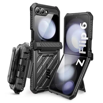 Custodia ibrida Supcase Unicorn Beetle Pro per Samsung Galaxy Z Flip6 - Nera