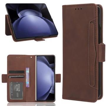 Custodia a Portafoglio Serie Cardholder per Samsung Galaxy Z Fold6 - Marrone