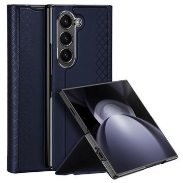  Custodia Flip Dux Ducis Bril per Samsung Galaxy Z Fold6 - Blu