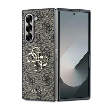 Custodia Ibrida Guess 4G Big Metal Logo per Samsung Galaxy Z Fold6 - Marrone