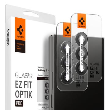 Samsung Galaxy Z Fold6 Spigen Glas.tR Ez Fit Optik Pro Proteggi Obiettivo Fotocamera - 2 Pezzi - Nero