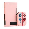 Set di custodie agganciabili resistenti ai graffi per la console Nintendo Switch Copertura protettiva del joystick in morbido silicone - Rosa