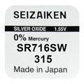 Seizaiken 315 SR716SW Batteria all'ossido d'argento - 1.55V