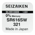 Seizaiken 321 SR616SW Batteria all'ossido d'argento - 1.55V