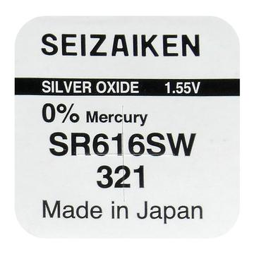 Seizaiken 321 SR616SW Batteria all\'ossido d\'argento - 1.55V