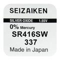 Seizaiken 337 SR416SW Batteria all'ossido d'argento - 1.55V