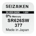 Seizaiken 377 SR626SW Batteria all'ossido d'argento - 1.55V