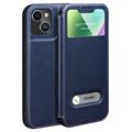 Custodia a Flip in Pelle Dual View per iPhone 14