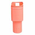 Coperchio protettivo in silicone con supporto per telefono per Stanley Tumbler 40 Oz - Arancione