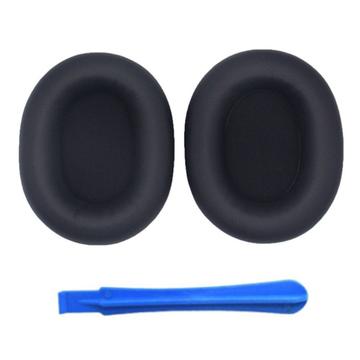 Cuscinetti di ricambio in silicone per le cuffie Sony WH-1000XM5 con barra di sostegno - Nero