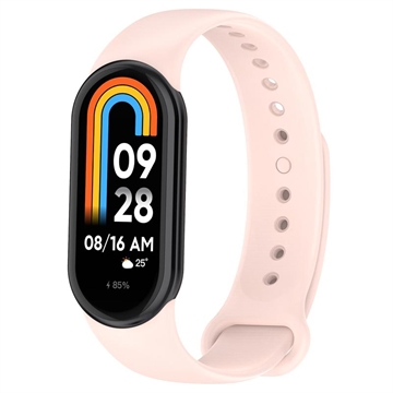 Cinturino in Silicone Morbido per Xiaomi Smart Band 8 - Rosa