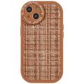 Custodia in TPU per iPhone 14 Plus - Canvas - Marrone