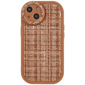 Custodia in TPU per iPhone 14 Plus - Canvas - Marrone