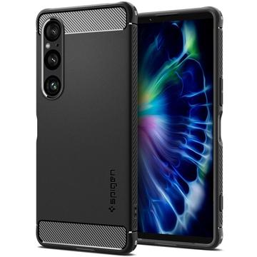 Custodia in TPU Sony Xperia 1 VI Spigen Rugged Armor - Nera