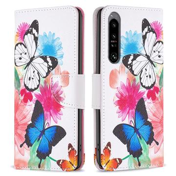 Custodia a Portafoglio Wonder Series per Sony Xperia 1 VI - Farfalle