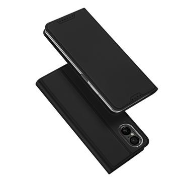 Custodia Flip Dux Ducis Skin Pro per Sony Xperia 10 VI - Nera