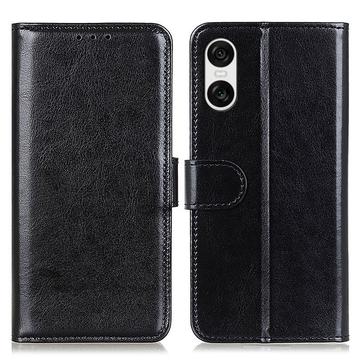 Custodia a portafoglio con chiusura magnetica per Sony Xperia 10 VI - Nera