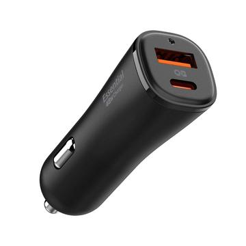 Spigen EV482 ArcStation Essential Caricabatterie da auto 48W - USB-C, USB-A - Nero