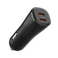 Spigen EV502 ArcStation Essential Caricatore da auto - 50W, 2xUSB-C - Nero