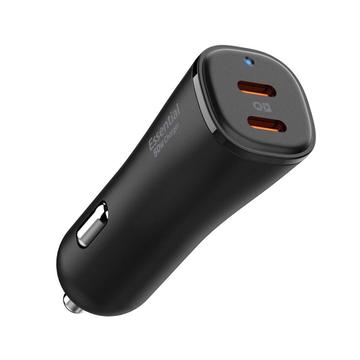 Spigen EV502 ArcStation Essential Caricatore da auto - 50W, 2xUSB-C - Nero