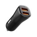 Spigen Essential EV302 Caricabatterie da auto a 2 porte 30W - Nero