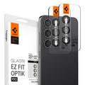 Samsung Galaxy S24/S23 5G/S23+ 5G Spigen Glas.tR Ez Fit Optik Pro Proteggi Obiettivo Fotocamera - Nero