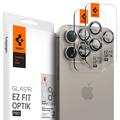 iPhone 16 Pro/16 Pro Max Spigen Glas.tR Ez Fit Optik Pro Proteggi Obiettivo Fotocamera - Titanio naturale