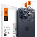 Spigen Glas.tR Ez Fit Optik Pro iPhone 14 Pro/14 Pro Max/15 Pro/15 Pro Max Proteggi Obiettivo Fotocamera