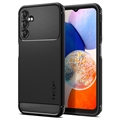 Custodia in TPU Spigen Rugged Armor per Samsung Galaxy A14 - Nera