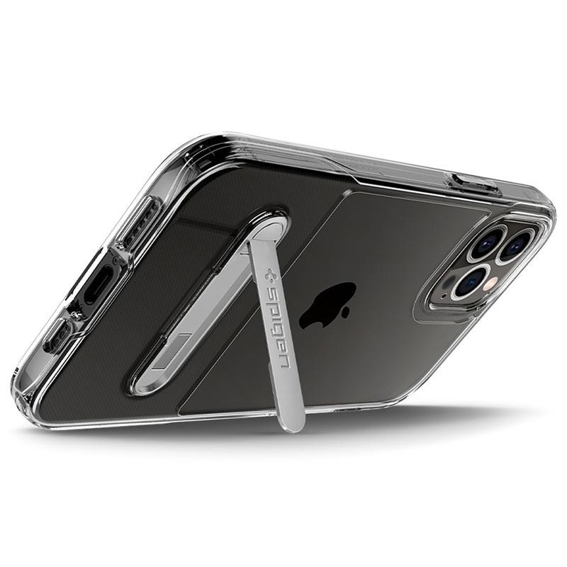 Custodia ibrida Spigen Slim Armor Essential S per iPhone 12 Pro Max -  Trasparente