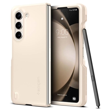 Custodia Ibrida Spigen Thin Fit P per Samsung Galaxy Z Fold5 - Avorio