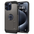 Custodia iPhone 15 Pro Spigen Tough Armor Mag - Gunmetal