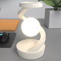 Luce notturna RGB a levitazione a spirale con base di ricarica wireless 15W