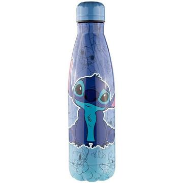 Bottiglia d\'acqua in acciaio inox / borraccia termica Stitch - 500ml - Blu