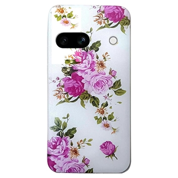 Custodia in TPU Stylish Ultra Sottile per Google Pixel 8a - Rosa Fiore