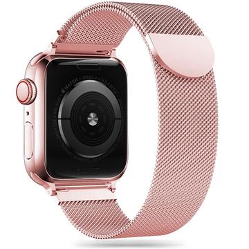 Cinturino milanese Tech-Protect per Milanese Apple Watch Series 9/8/SE (2022)/7/SE/6/5/4/3/2/1 - Oro Rosa