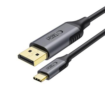 Tech-Protect UltraBoost Cavo da USB-C a DisplayPort 1.4 - 8K@60Hz, 180cm - Nero