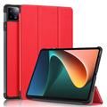 Custodia Smart Folio Serie Tri-Fold per Xiaomi Pad 6/Pad 6 Pro - Rossa