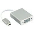 Adattatore USB-C / VGA Portatile - Full HD 1080p - Argento