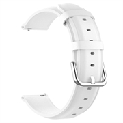 Cinturino in Pelle Universale per Smartwatch - 22mm - Bianco